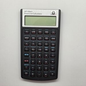 Hewlett Packard HP 10 bII+ Financial calculator w/case Used/working